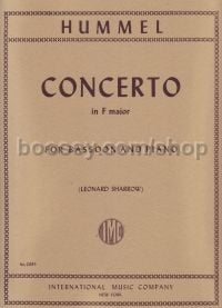 Concerto Fmaj Bassoon/Piano
