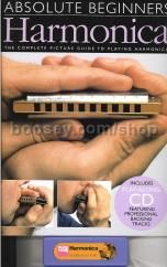 Absolute Beginners Harmonica (Book, CD & Harmonica)