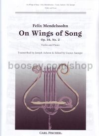 On Wings Of Song Violin B2576