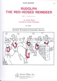 Rudolph The Red Nose Reindeer Fl Quartet