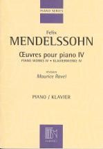 Piano Works Iv rev Ravel