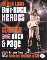 Guitar Licks of The Brit-Rock Heroes Book & CD 