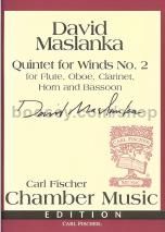 Quintet For Winds No2 Flute/Ob/Cl/Hn/Bsn 