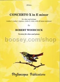 Oboe Concerto No. 10 in E minor, arr. for Oboe and Piano