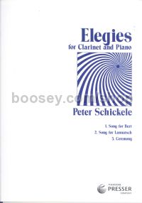 Elegies For Clarinet And Piano