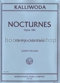 Nocturnes (6) Op. 186 viola