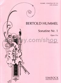 Sonatina Op. 35A Violin/Piano 