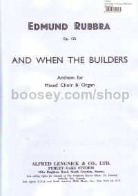 And When The Builders
