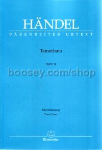 Tamerlano Vocal Score