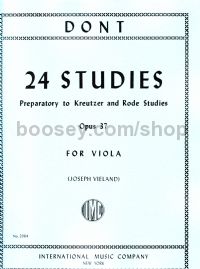 24 Studies Op. 37 Solo Viola