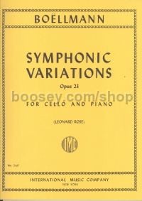 Symphonic Variations Op. 23 Vc/Piano