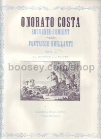 Costa Souvenir D'Orient Ou Fantaisie Brillant Op. 12