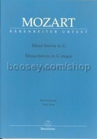 Missa Brevis K140 Vocal Score