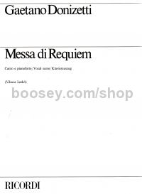 Messa Di Requiem - Vocal Score