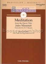 Meditation (Thais) Violin/Piano CD Solo Series