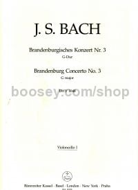 Brandenburg Concerto No3 BWV1048 Cello I