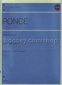 Ponce Piano Album Miyazaki (Book & CD)