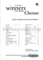 Easy Winners - Clarinet (piano accompaniment)