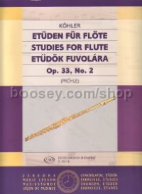 Studies For Flute Op. 33/2 Z8514