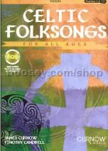 Celtic Folksongs For All Ages Violin (Book & CD)