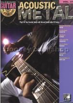 Guitar Play-Along Series vol.37: Acoustic Metal (Bk & CD)