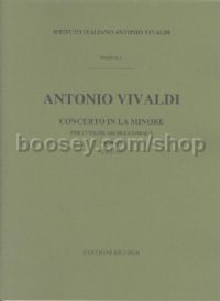 Concerto in A Minor, RV 522 (Two Violins & Orchestra)