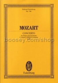 Concerto for Piano in C Minor, K 491 (Piano & Orchestra) (Study Score)