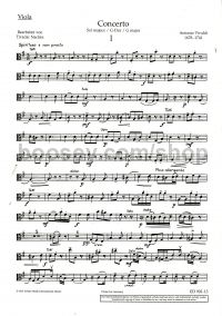 Violin Concerto In G Rv298 Op. 4/12 Viola