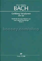 Goldberg Variations Bwv 988 Rheinberger 2Pno