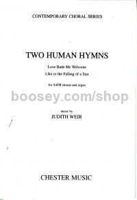 Two Human Hymns SATB & Organ