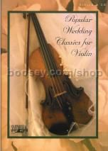 Popular Wedding Classics Violin (Book & CD)