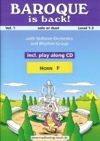 Baroque Is Back vol.1 Horn F (Book & CD) 