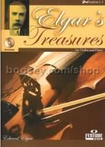 Elgar's Treasures Violin & Piano (Book & CD)