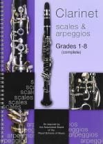 Clarinet Scales & Arpeggios Gr 1-8