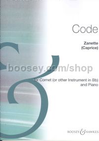 Zanette (Caprice) for cornet & piano