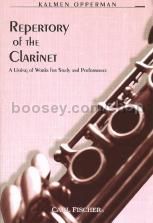 Repertory Of The Clarinet 