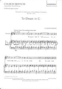 Te Deum in G (SSAATTBB & organ)