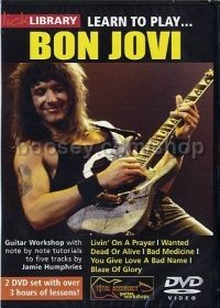 Learn To Play . . . Bon Jovi (Lick Library series) DVD