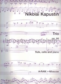 Trio Op. 86 Fl/Vc/Piano (Score & Parts)