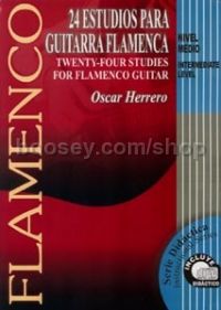 24 Studies For Flamenco Guitar Intermediate (Book & CD) 