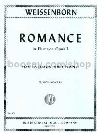 J Weissenborn Romance Eb Op 3bassoon Piano J Weissenborn Romance Eb Op 3bassoon Piano