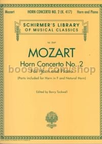 Horn Concerto No2 Horn & Piano (Schirmer's Library of Musical Classics)