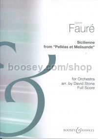 Gabriel Faure Sicilienne Full Score Hawkes Schools Series boosey hawkes