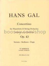 Concertino Op. 43 Arr. 2 Pianos 
