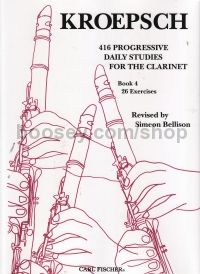 416 Progressive Daily Studies for the Clarinet Book 4