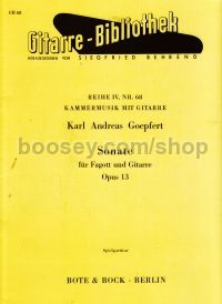 Sonata for Bassoon/Guitar Op. 13 