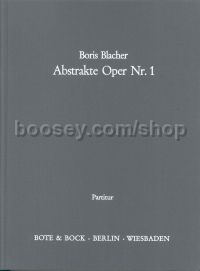 Abstrakte Oper No.1 (1953) (Full score)