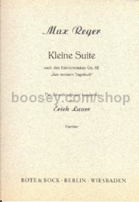 Little Suite fr Aus meinem Tagebuch Op. 82 (String Orchestra Full score)