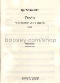 Credo (Simbol'vyeri) New Edition 1949 (SATB) (Choral Score) (Latin)
