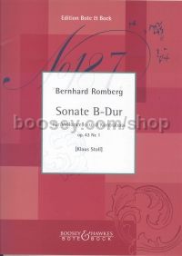 Sonata in B Flat Op. 43/1 (Cello & Double Bass)